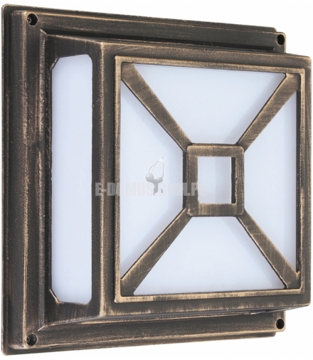 Kinkiet Darius 230V E-27 2x60W brąz Rabalux 8190