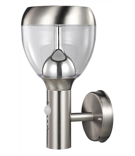 Kinkiet Dresden LED30x0,2W stal nierdzewna z czujnikiem ruchu Rabalux 8438