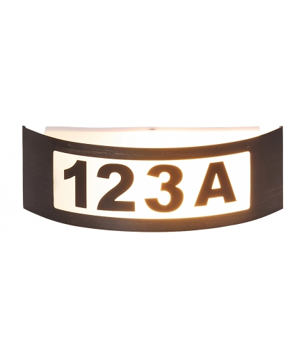 Kinkiet Innsbruck numer domu E-27 1X14W złoto antyczne Rabalux 8748