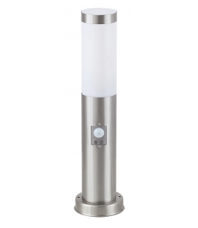 Lampa ogrodowa Inox torch E27 60W 45cm z czujnikiem Rabalux 8267