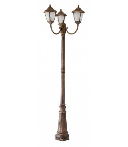 Latarnia trójramienna Madrid złoto anty. Rabalux 8379