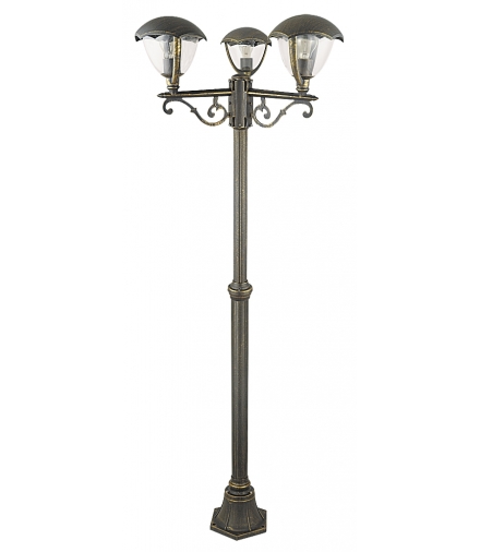 Latarnia trójramienna Miami E27 3x40W 1900mm złoto antyczne Rabalux 8675