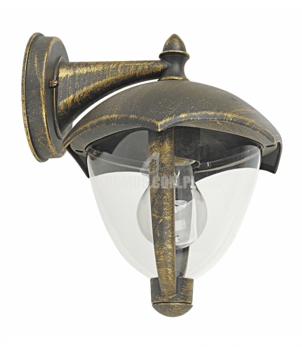 Kinkiet dolny Miami E27 40W złoto antyczne Rabalux 8670