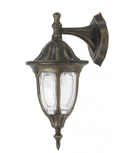 Kinkiet ogrodowy Milano dolny E27 1x60W złoto ant. Rabalux 8371