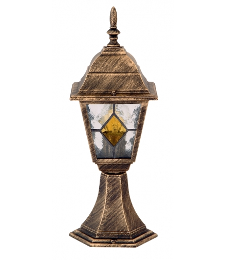 Lampa Monaco stojąca E27 1x60W 400mm złoto antyczne Rabalux 8183