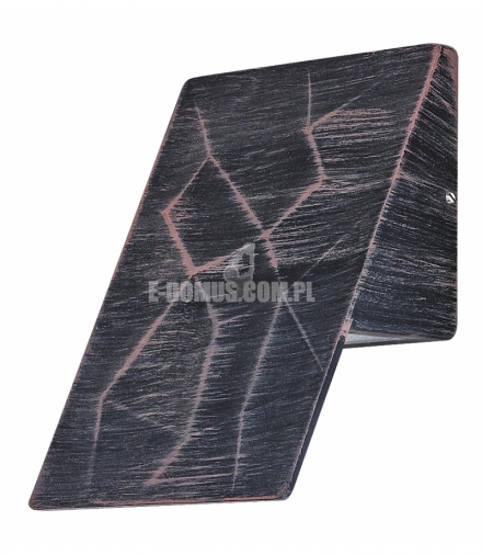 Kinkiet zewnętrzny dolny Nancy LED 8W zardzewiały brąz Rabalux 8110