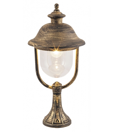 Słupek ogrodowy New York E27 100W złoto antyczne Rabalux 8698