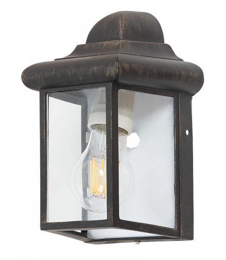 Kinkiet zewnętrzny Norwich E27 1x60W złoty antyczny Rabalux 8754