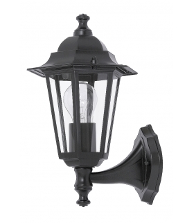 Kinkiet Velence górny E27 1x60W czarny IP43 Rabalux 8204