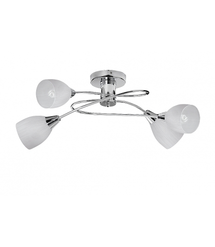 Spot Amy E-14 4x60W biały chrom chrom sat. Rabalux 2598