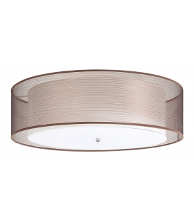 Plafon Anastasia E-14, 3x25W chrom, brązowy Rabalux 2634