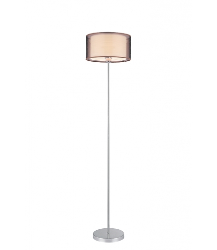 Lampa podłogowa Anastasia E-27, 60W chrom, brązowy Rabalux 2633