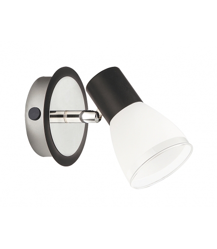 Kinkiet Ati E14 1x15W chrom czarny Rabalux 5976