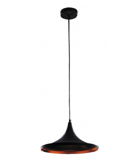 Lampa wisząca Carin E-27 60W czarny złoty Rabalux 3957