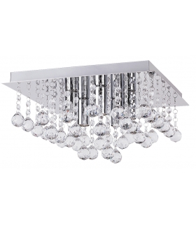 Plafon Corinna E14 5x40W IP20, kwadrat, chrom Rabalux 2618