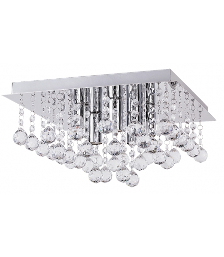 Plafon Corinna E14 5x40W IP20, kwadrat, chrom Rabalux 2618
