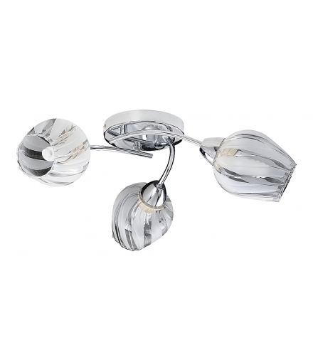 Żyrandol przysufitowy Danila E-27 3x60W chrom Rabalux 2969
