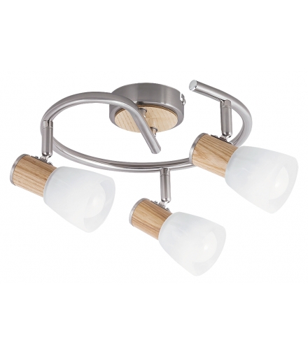 Spot Gavin E-14 3x max 40W chrom satyna buk Rabalux 6488