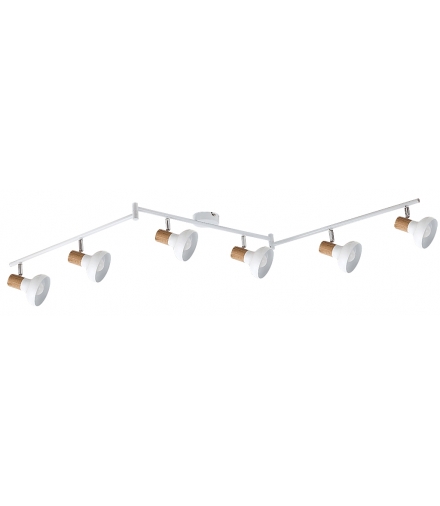 Spot Holly E14 6x40W biały buk Rabalux 5948