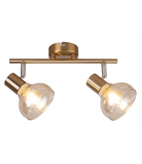 Holly Spot E14 2x max. 40W IP20 antyczne złoto bursztyn Rabalux 5547