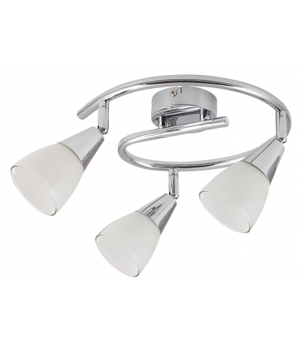 Spot Nicolette E14 3x40W chrom, biały Rabalux 6769