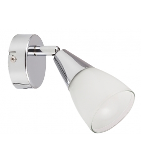 Spot Nicolette E14 40W chrom, biały Rabalux 6767