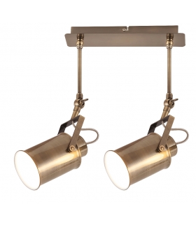 Spot Peter E-27 2x60W brąz antyczny Rabalux 5982