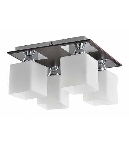 Plafon Reda E-27 4x60W wenge chrom Rabalux 2772