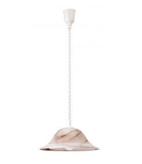 Lampa wisząca Alabastro D41 E27 1x60W tabaco Rabalux 3954