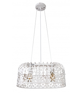 Lampa wisząca Alessandra E-27 2x60W biel mat Rabalux 2162