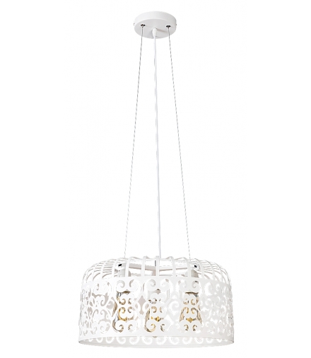 Lampa wisząca Alessandra 3xE-27 60W biel mat Rabalux 2163