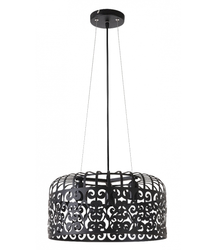 Lampa wisząca Alessandra 3xE-27 60W czarna mat Rabalux 2158