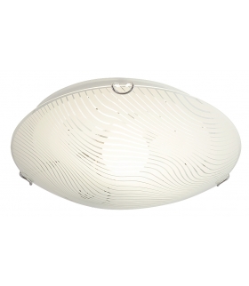 Plafon Beverly E27 1x60W biały przeźroczysty Rabalux 3287