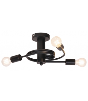 Kinkiet Carly LED E27 3x15W czarny matowy Rabalux 2095