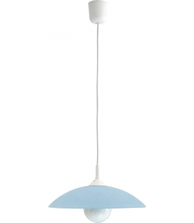 Lampa wisząca Cupola range D30 niebieska E27 1x60W Rabalux 4612