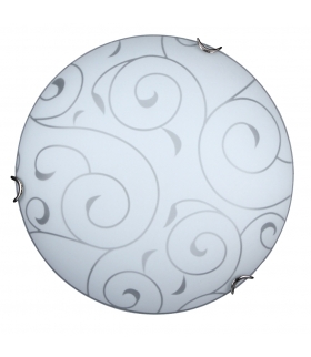 Plafon Harmony lux E27 60W D30 chrom biały Rabalux 3852