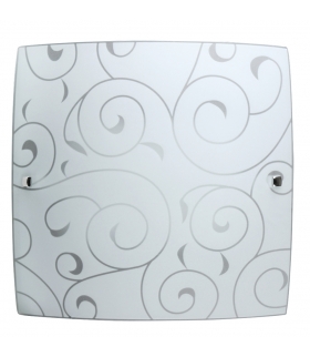 Plafon Harmony lux kwadrat E-27 2x60W 400mm biały Rabalux 3855