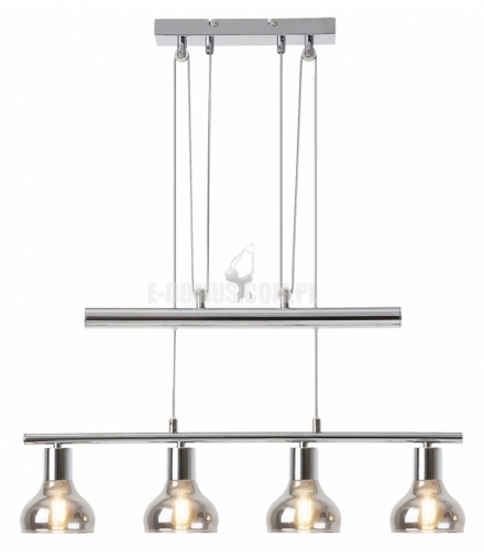 Lampa wisząca HOLLY 4x40W złoto antyczne Rabalux 5560