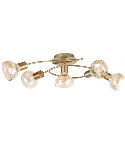 Holly Lampa sufitowa 5x40W bursztyn Rabalux 5552