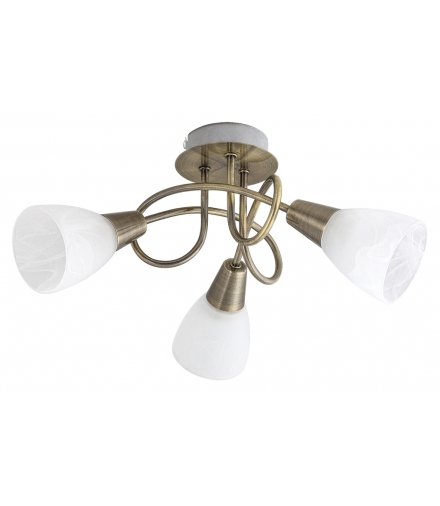 Lampa sufitowa Jenna E27 3x40 mosiądź Rabalux 5533