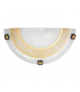 Plafon Laretta E27 1x60W brązowy uchwyt Rabalux 3712