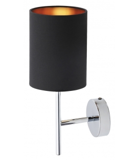 Kinkiet Monica E27 1x40W czarny złoty chrom Rabalux 2525