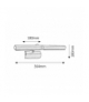 Oprawa Picture Light E14 2x40W chrom satyna Rabalux 3641