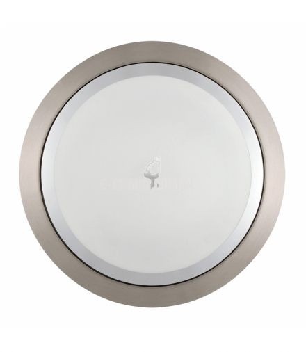 Plafon Princessa E27 60W opalizowany chrom satyna chrom D29cm Rabalux 3662