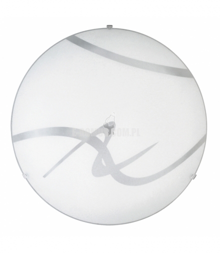 Plafon Soley E27 2x60 IP20 400mm biala-prz Rabalux 1819