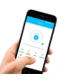 SZYLD Z KONTROLĄ DOSTĘPU SmartLock ELH-82B9 SILVER z klawiaturą dotykową, sterowaniem SMS, czytnikiem Mifare, modułem Bluetooth 
