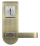 SZYLD Z KONTROLĄ DOSTĘPU EURA ELH-62B9 BRASS z czytnikiem RFID, uniwersalny rozstaw śrub mocujących