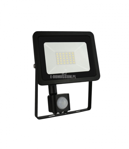 NOCTIS LUX 2 SMD 230V 20W IP44 WW BLACK WITH SENSOR SLI029038WW_CZUJNIK