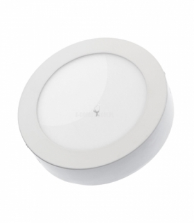 ALGINE ECO LED ROUND 230V 12W IP20 CW SUFITOWE BIAŁA RAMKA NATYNKOWA SLI035023CW