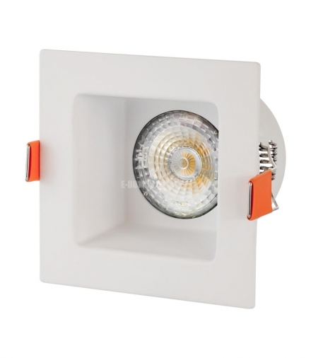 FIALE III GU10 SQUARE 1 WHITE SLIP001004